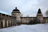 Борисоглебский монастырь  - Северо-западная башня и Башня северной стены