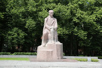 Рига (Riga) Памятник Яну Райнису