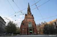 Брно (Brno) Церковь Яна Амоса Коменского - Красная церковь