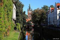 Гданьск (Gdańsk) Набережная реки Радуня