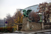 Любляна (Ljubljana) Драконов мост