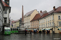 Любляна (Ljubljana)  Фонтан трех карниольских рек