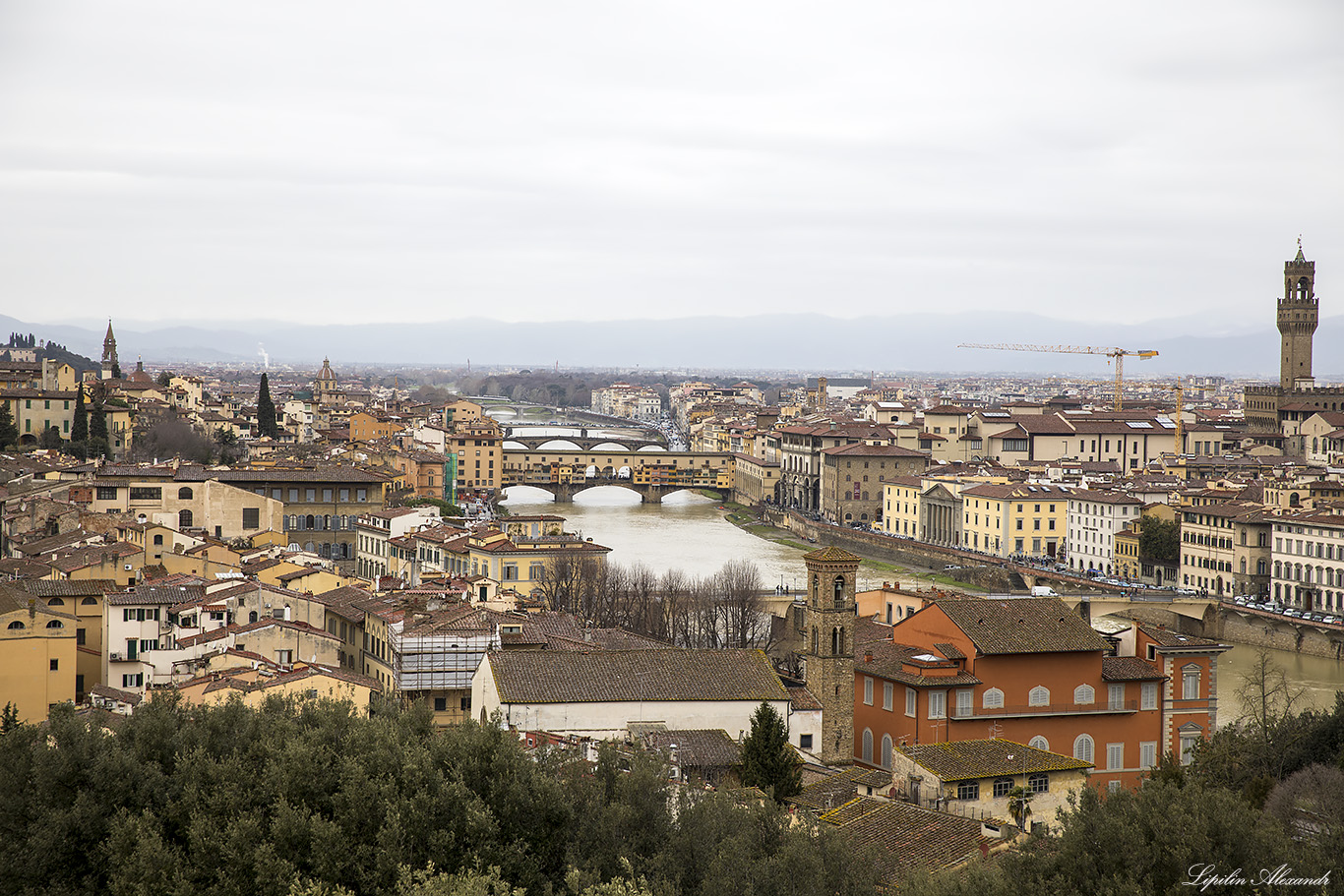 Площадь Микеланджело - Флоренция (Firenze) - Италия (Italia)