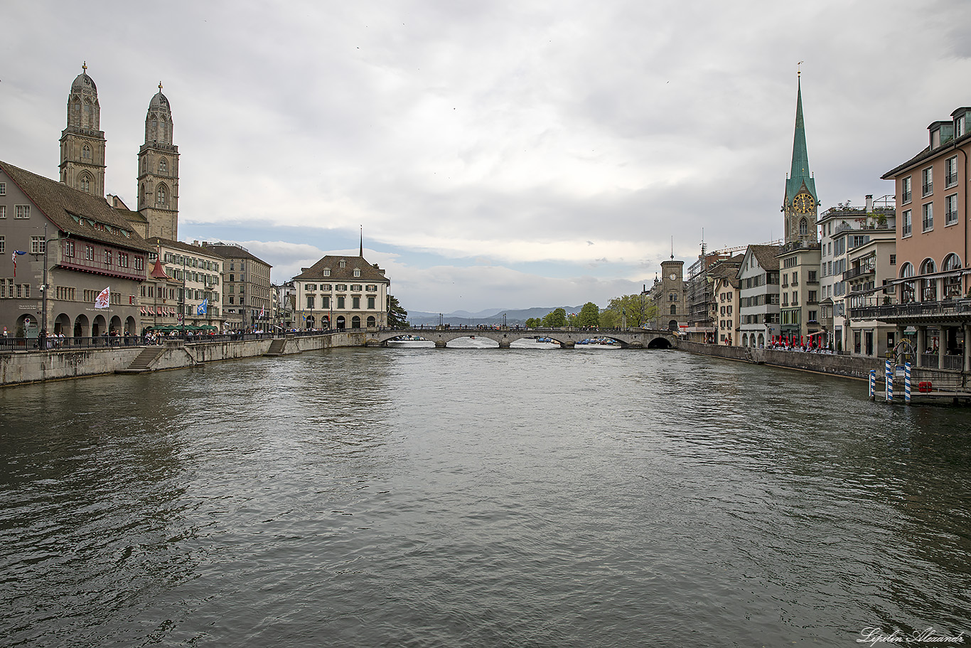 Цюрих (Zürich) Река Лиммат