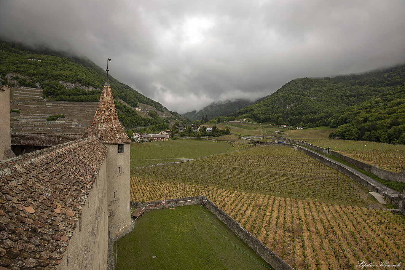 Замок Эгль - Эгль (Aigle) - Швейцария (Switzerland) -  Aigle Castle