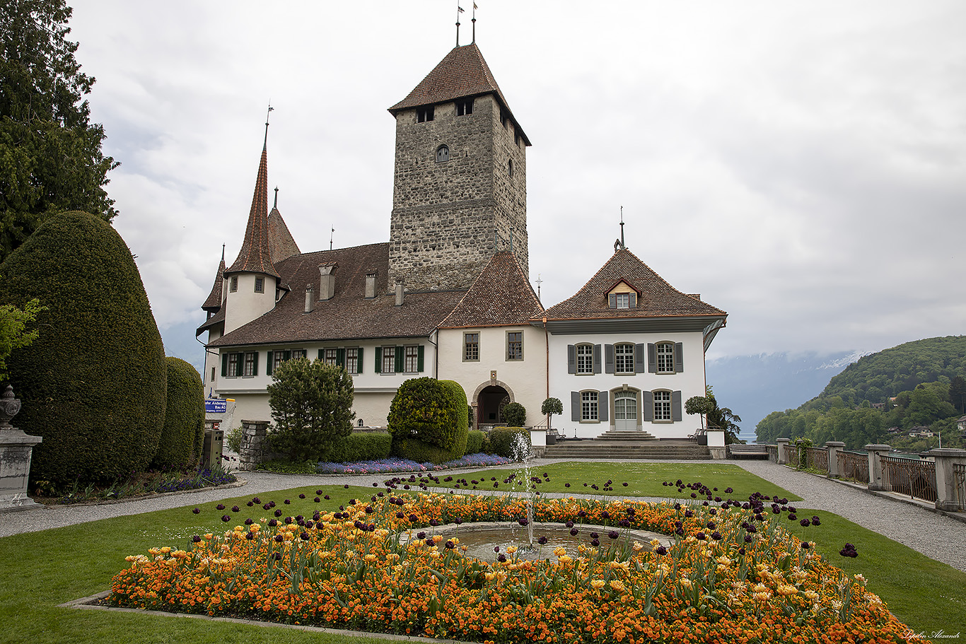 Замок Шпиц - hloss Spiez - Шпиц (Spiez) 