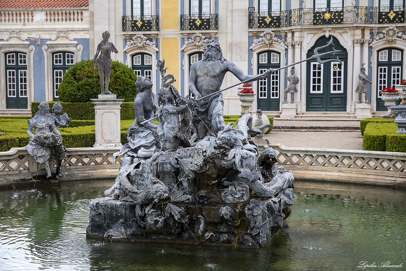 Национальный дворец и Сады Келуш (Palácio Nacional e Jardins de Queluz) Келуш (Queluz) - Португалия (Portugal)