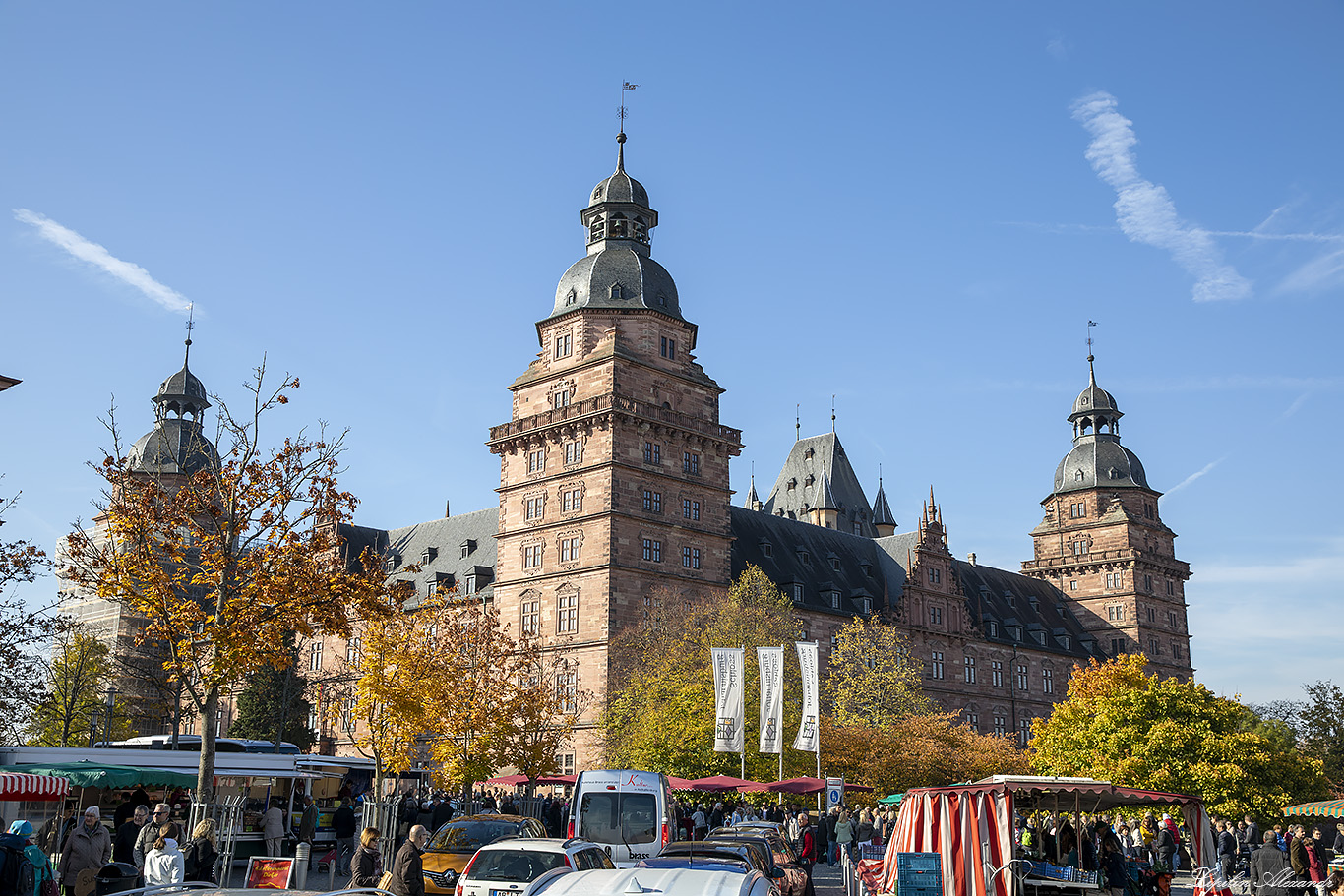 Замок Йоганнесбург (Schloss Johannisburg) - Ашаффенбург (Aschaffenburg) - Германия (Deutschland)