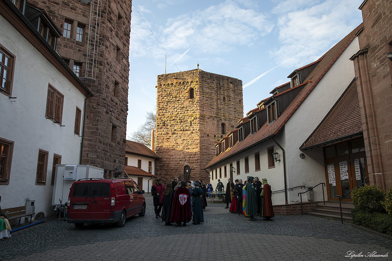 Замок Ринек (Burg Rieneck)  - Ринек (Rieneck) - Германия (Deutschland)