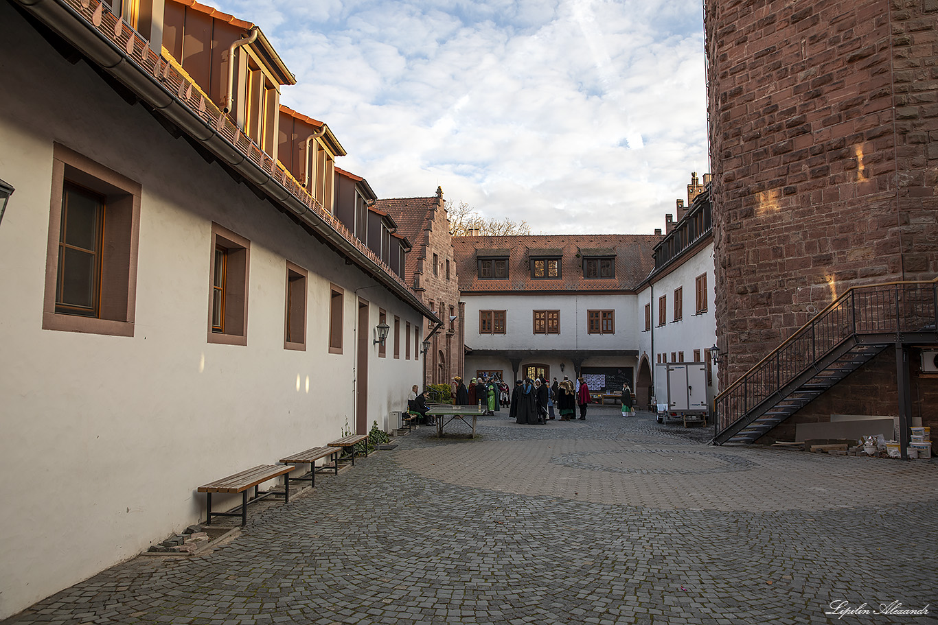 Замок Ринек (Burg Rieneck)  - Ринек (Rieneck) - Германия (Deutschland)