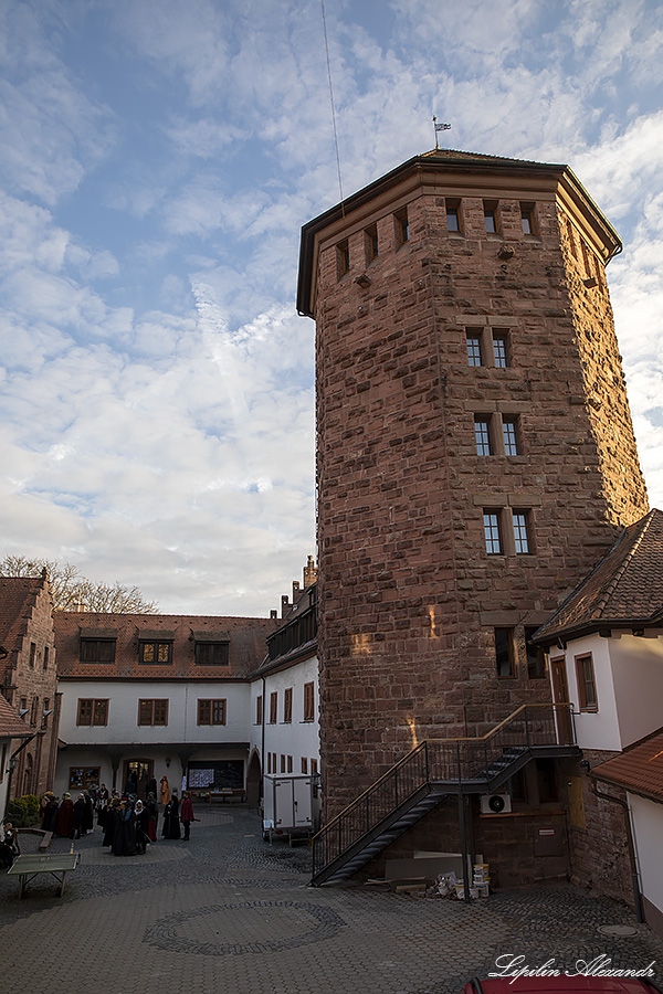 Замок Ринек (Burg Rieneck)  - Ринек (Rieneck) - Германия (Deutschland)