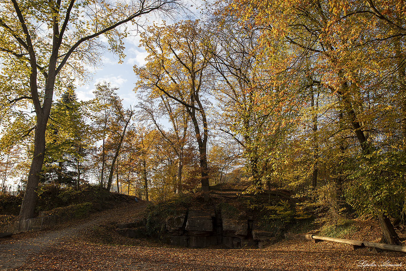 Замок Ринек (Burg Rieneck)  - Ринек (Rieneck) - Германия (Deutschland)