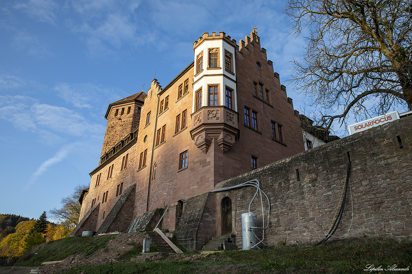 Замок Ринек (Burg Rieneck)  - Ринек (Rieneck) - Германия (Deutschland)