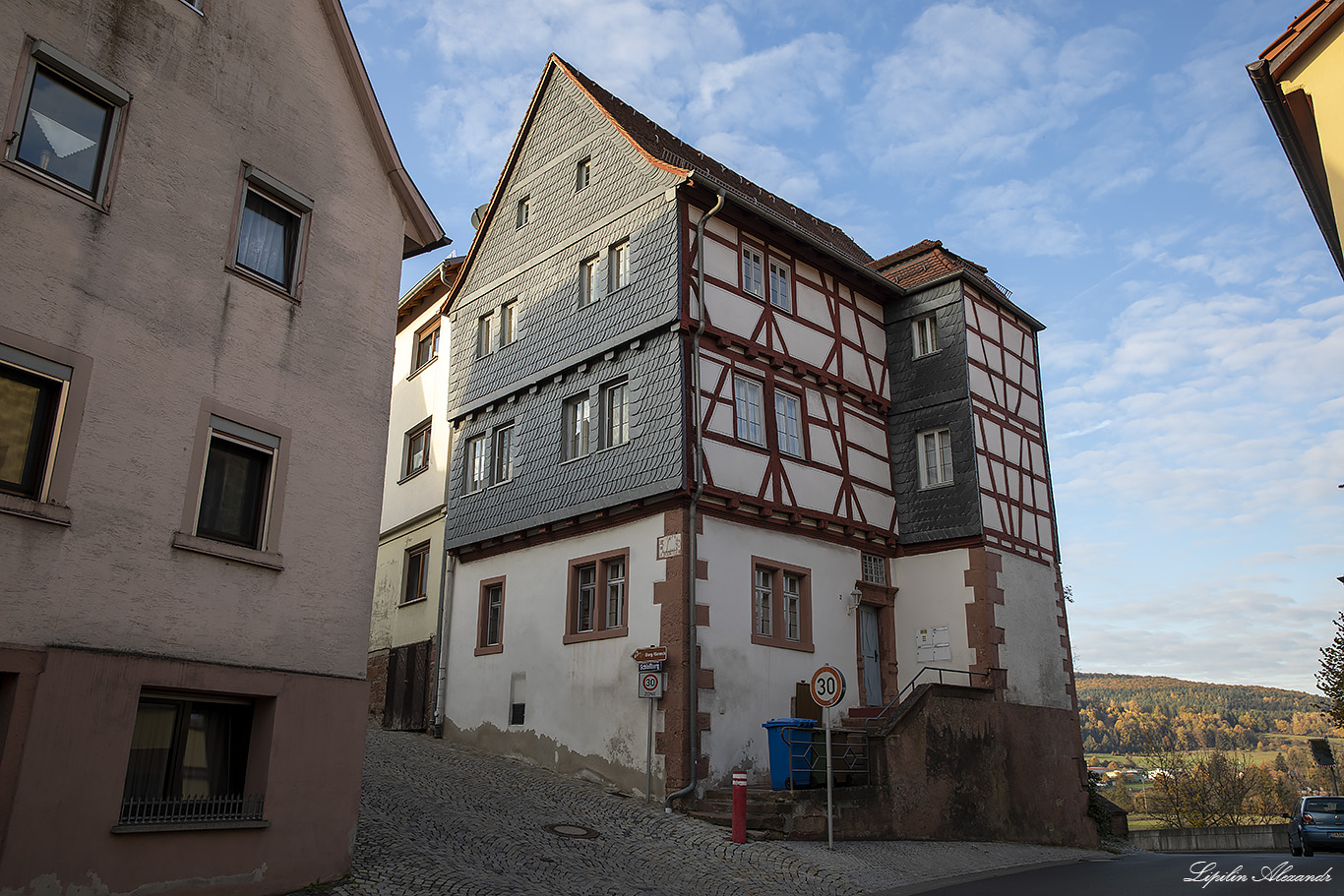 Замок Ринек (Burg Rieneck)  - Ринек (Rieneck) - Германия (Deutschland)