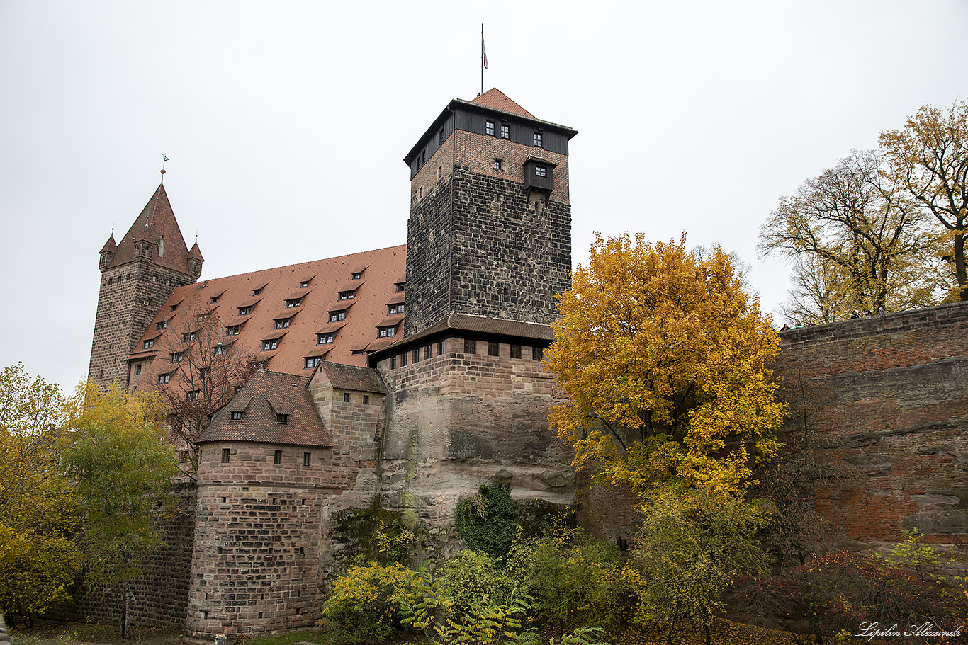 Нюрнбергская крепость (Nürnberger Burg) Нюрнберг (Nürnberg) - Германия (Deutschland)