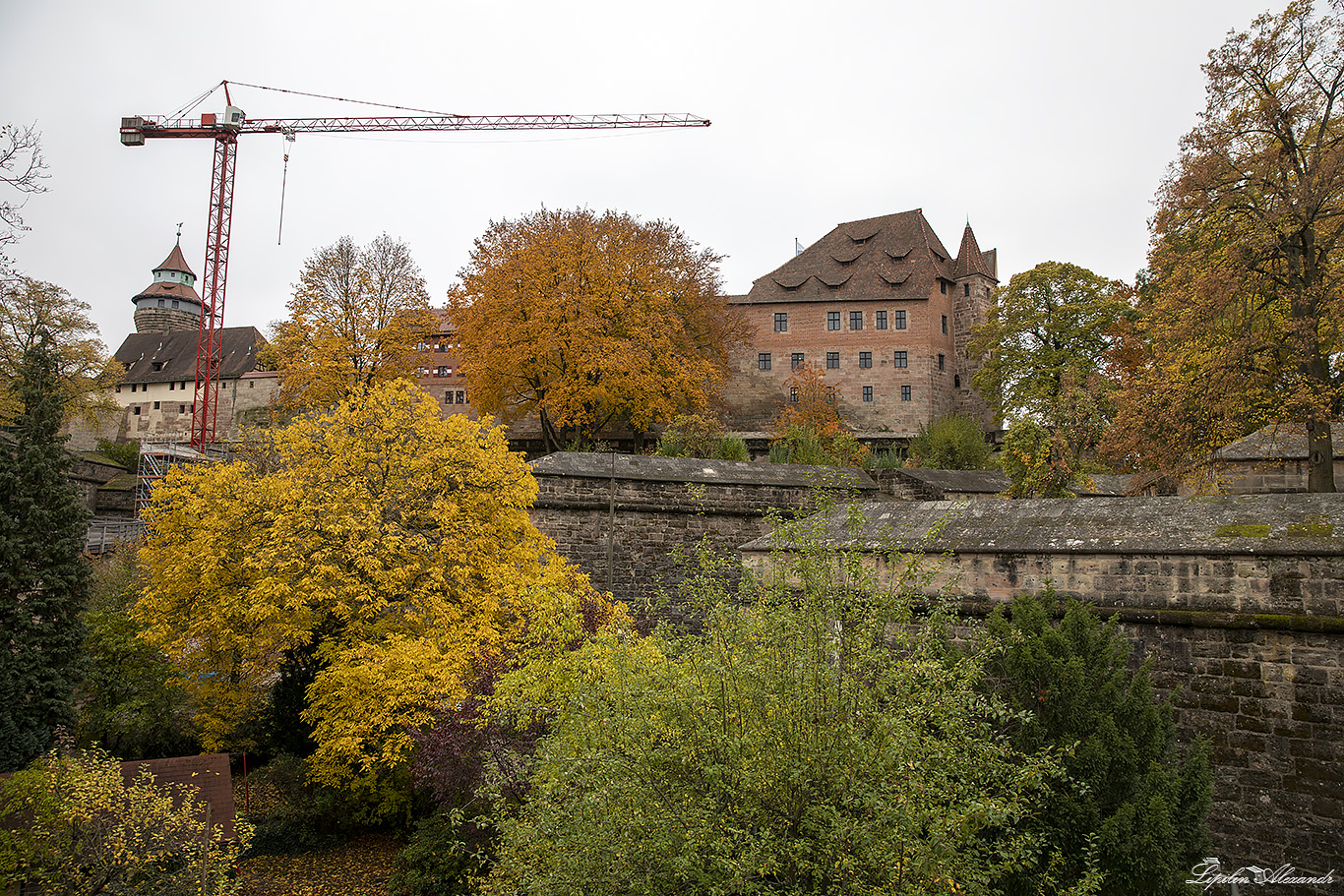 Нюрнбергская крепость (Nürnberger Burg) Нюрнберг (Nürnberg) - Германия (Deutschland)