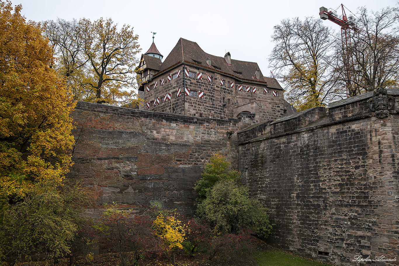 Нюрнбергская крепость (Nürnberger Burg) Нюрнберг (Nürnberg) - Германия (Deutschland)