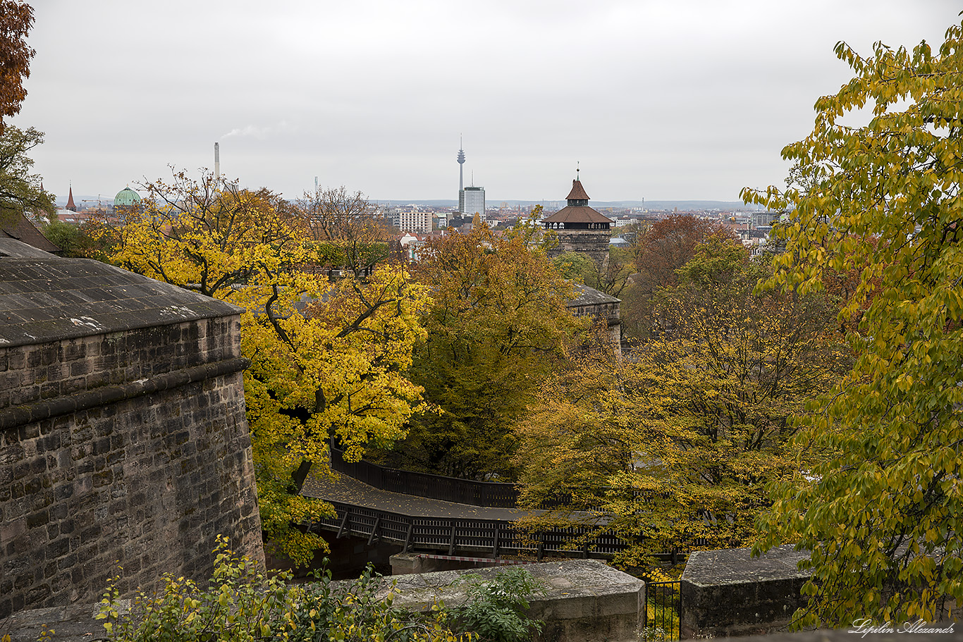 Нюрнбергская крепость (Nürnberger Burg) Нюрнберг (Nürnberg) - Германия (Deutschland)