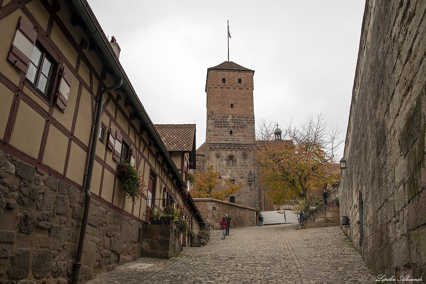 Нюрнбергская крепость (Nürnberger Burg) Нюрнберг (Nürnberg) - Германия (Deutschland)