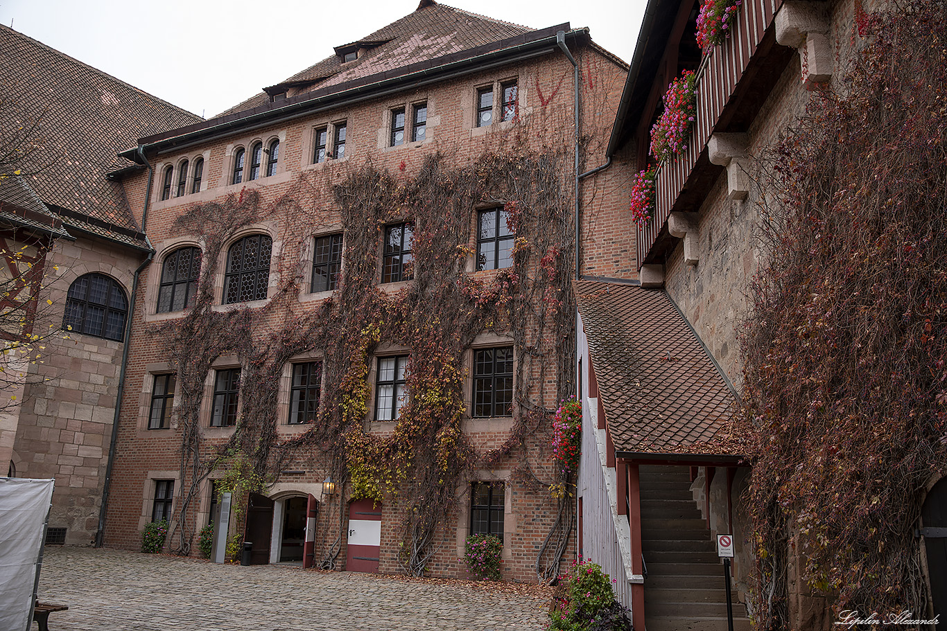 Нюрнбергская крепость (Nürnberger Burg) Нюрнберг (Nürnberg) - Германия (Deutschland)