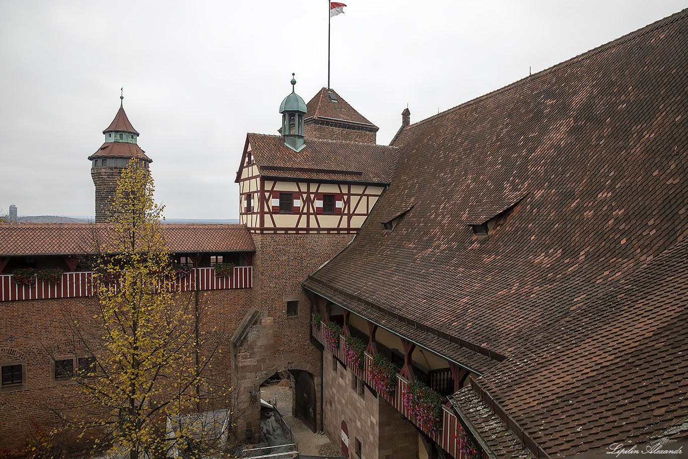 Нюрнбергская крепость (Nürnberger Burg) Нюрнберг (Nürnberg) - Германия (Deutschland)