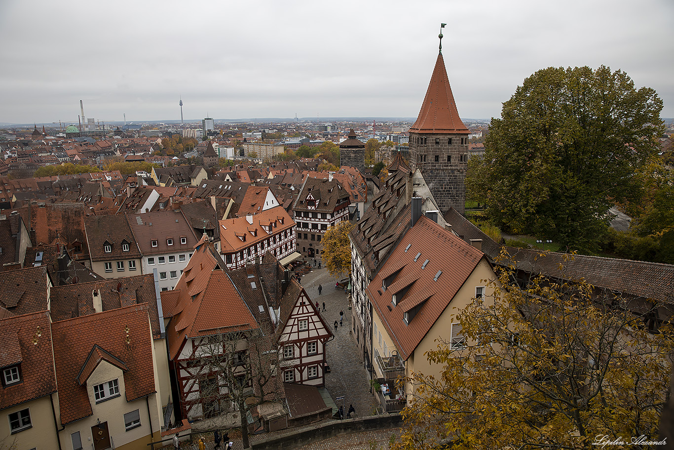 Нюрнбергская крепость (Nürnberger Burg) Нюрнберг (Nürnberg) - Германия (Deutschland)