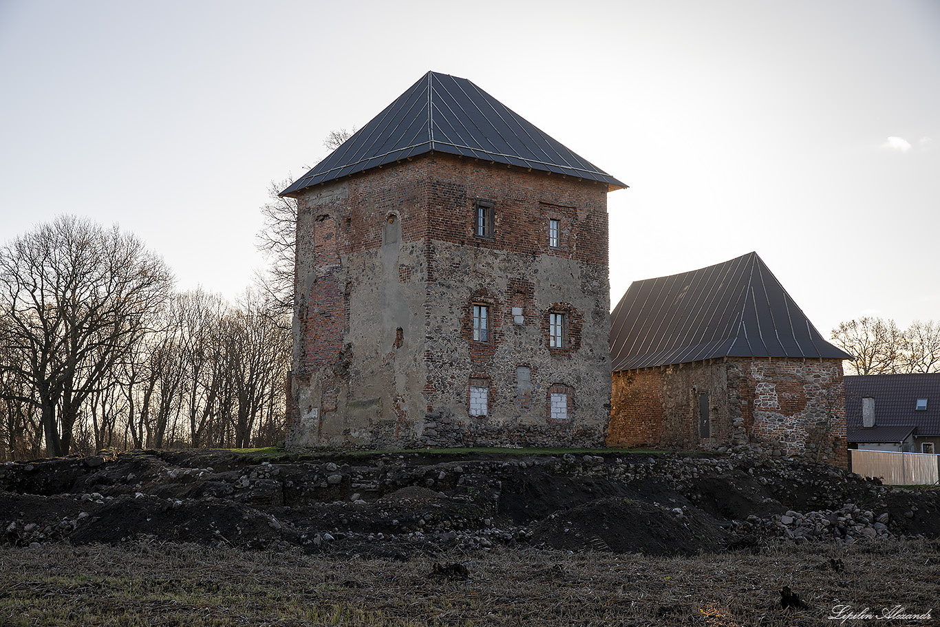 Башня Рыцерска (Wieża Rycerska w Witkowie) - Виткув (Witków) - Польша (Polska)