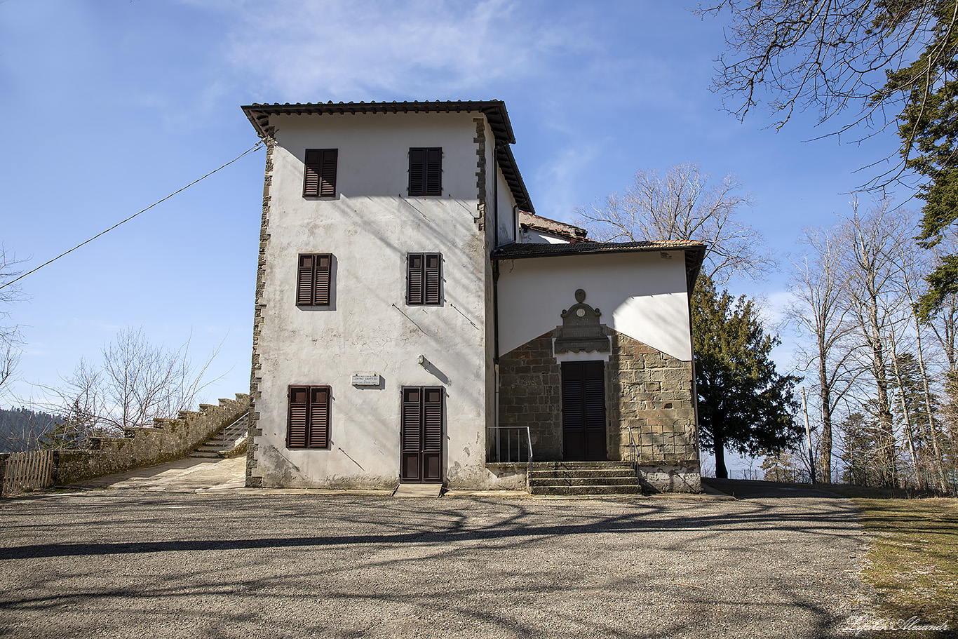 Аббатство Валломброза (Vallombrosa Abbey) Италия (Italia)