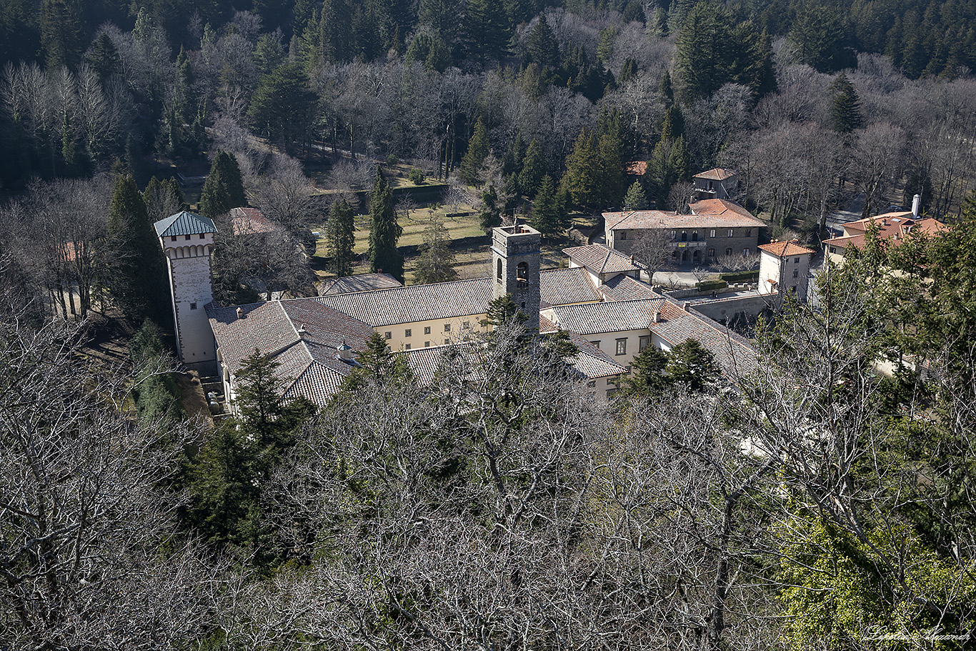 Аббатство Валломброза (Vallombrosa Abbey) Италия (Italia)