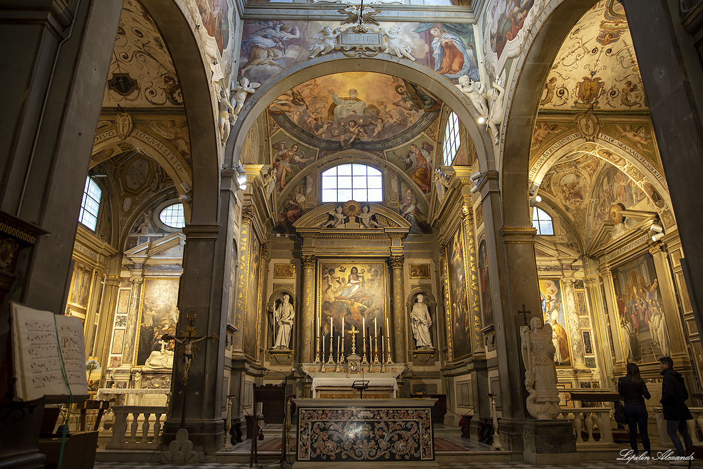 Аббатство Святого Михаила Архангела ( Abbazia di San Michele Arcangelo) - Бадия-а-Пассиньяно (Badia A Passignano) - Италия (Italia)