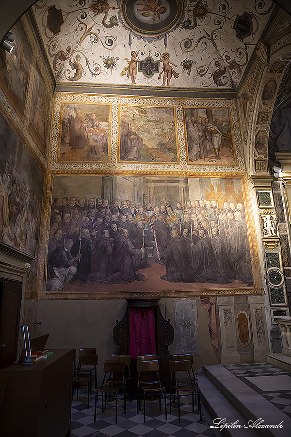 Аббатство Святого Михаила Архангела ( Abbazia di San Michele Arcangelo) - Бадия-а-Пассиньяно (Badia A Passignano) - Италия (Italia)