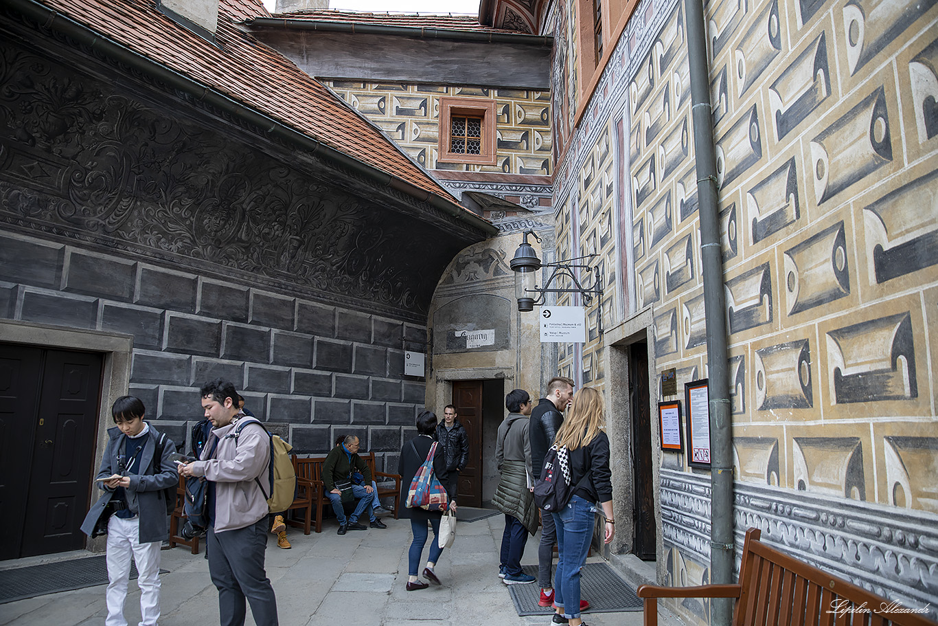 Башня замка Чески Крумлов (Zámecká věž Český Krumlov)