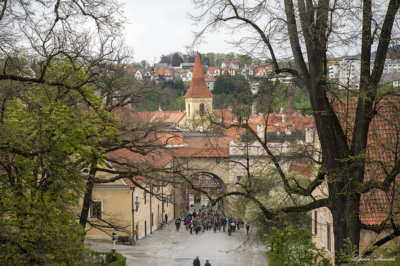 Башня замка Чески Крумлов (Zámecká věž Český Krumlov)