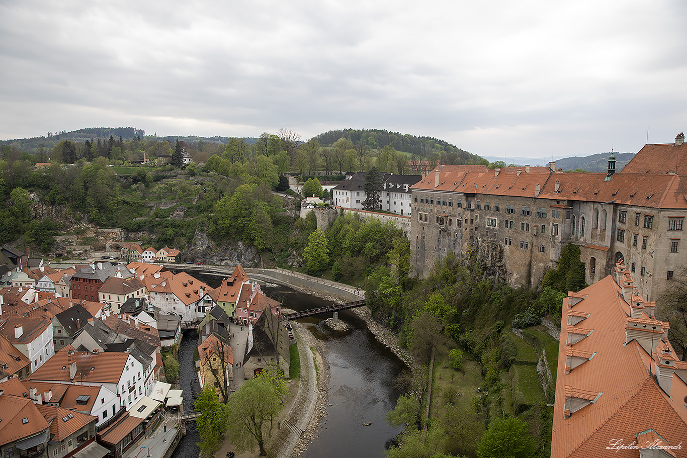 Башня замка Чески Крумлов (Zámecká věž Český Krumlov)