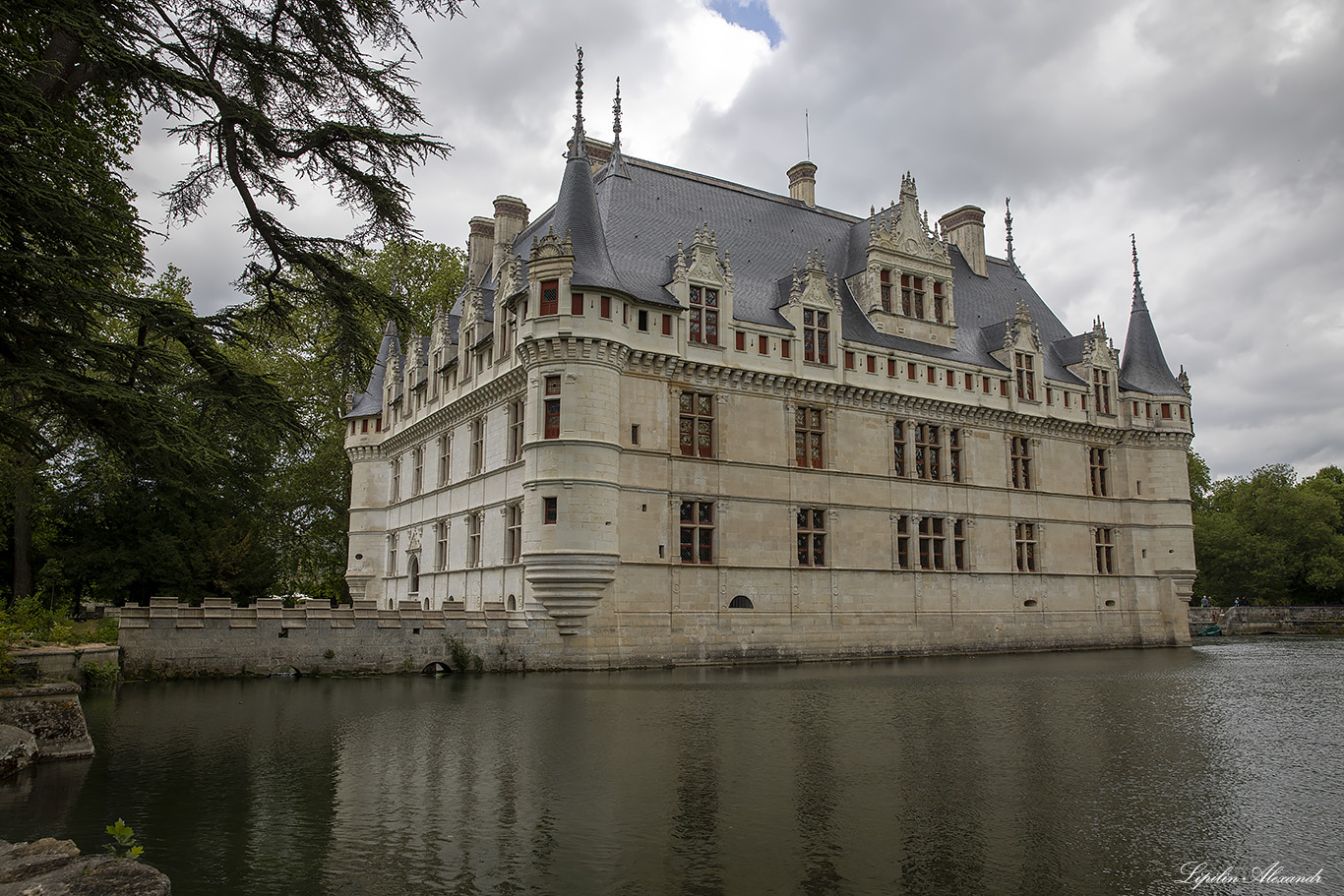 Замок Азэ-лё-Ридо (Château d'Azay-le-Rideau) 