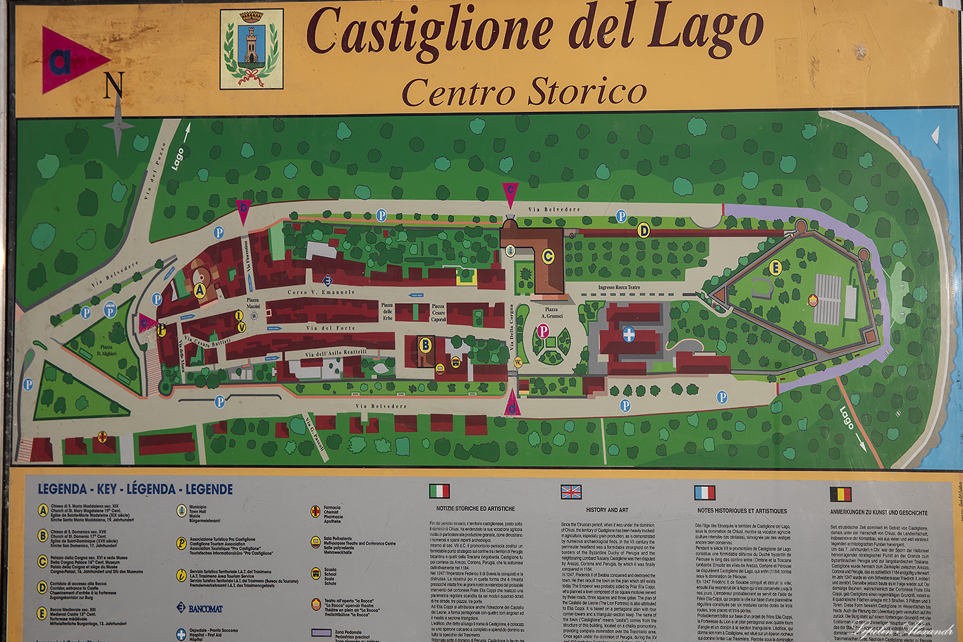 Кастильоне-дель-Лаго - карта (Castiglione del Lago- map)