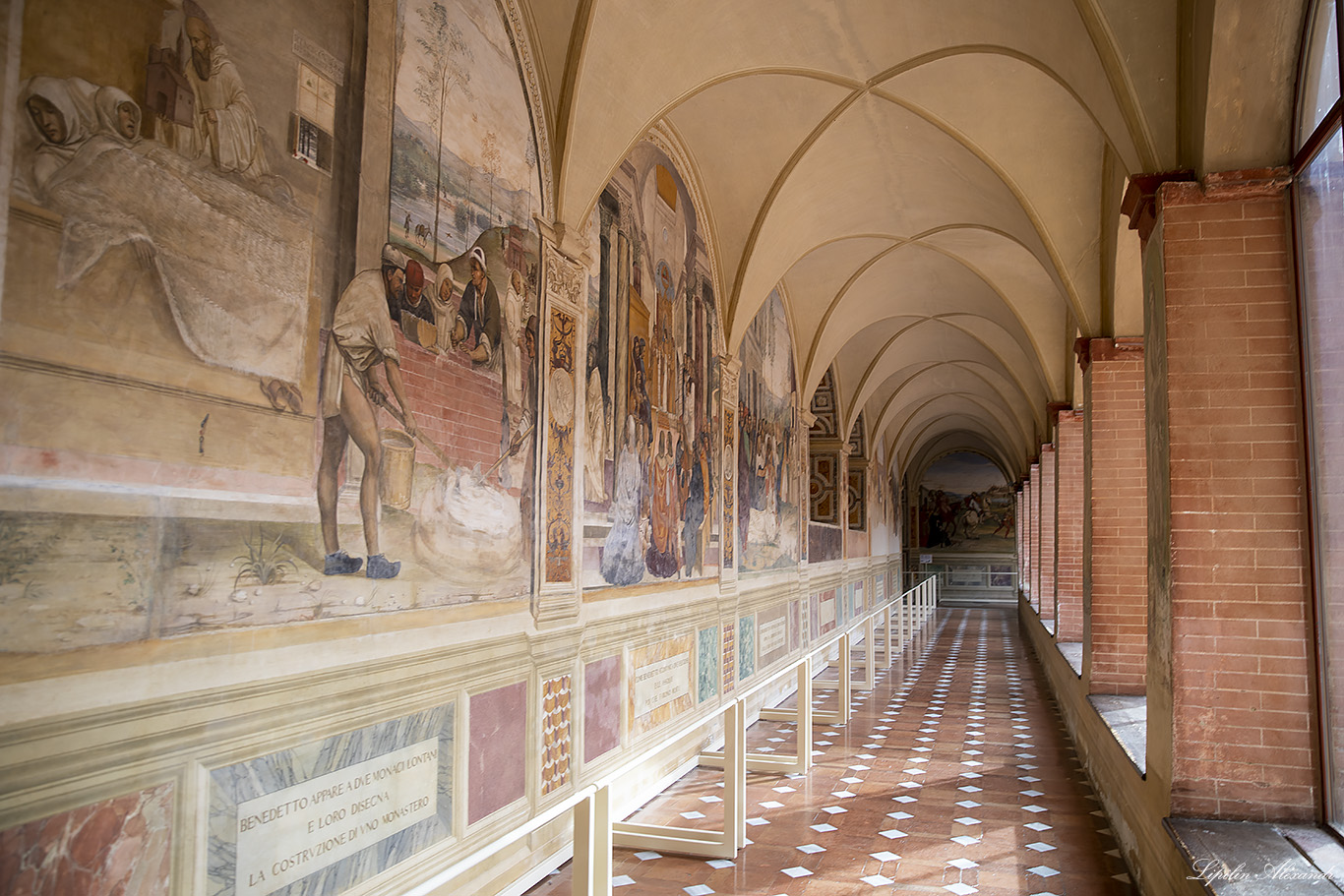 Монастырь Монте-Оливето-Маджоре (Abbazia territoriale di Monte Oliveto Maggiore) 