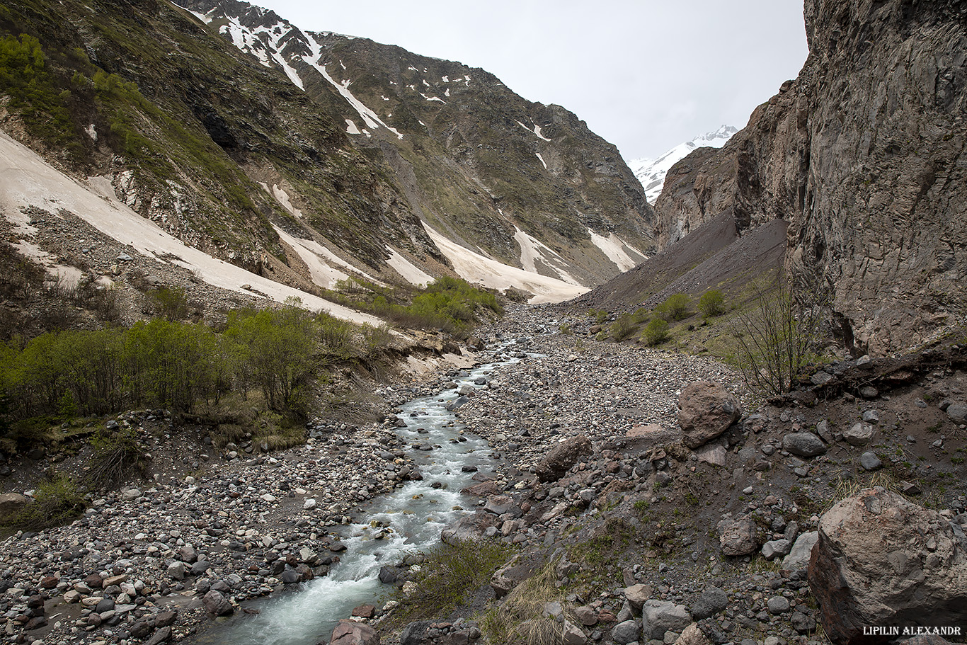 Водопад Азау 