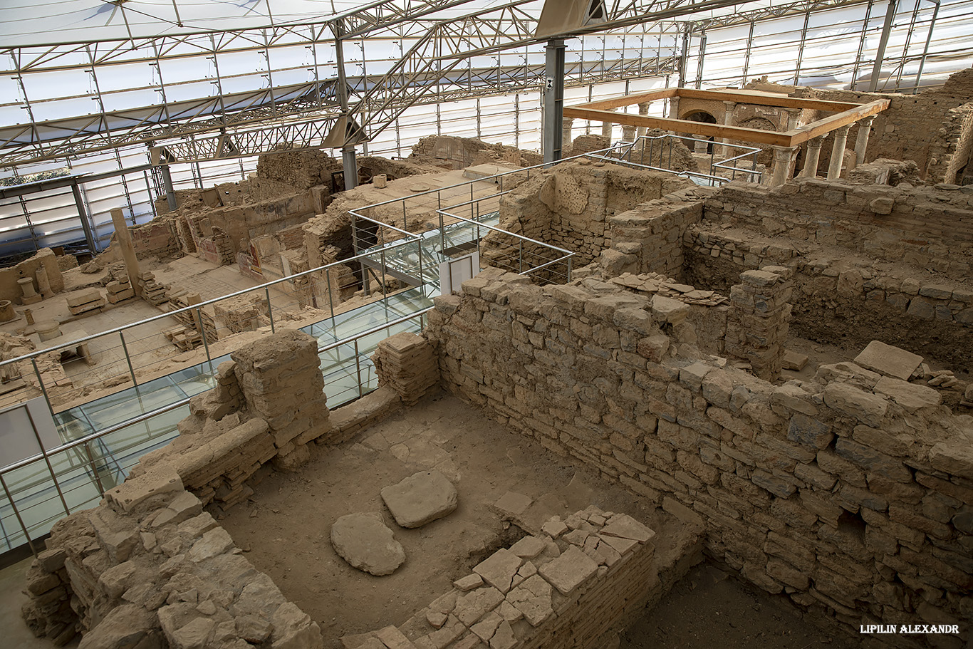 Руины древнего города Эфес (Efes Antik Kenti Ust Giriş) - Дом с террасами (Terrace Houses of Ephesus)