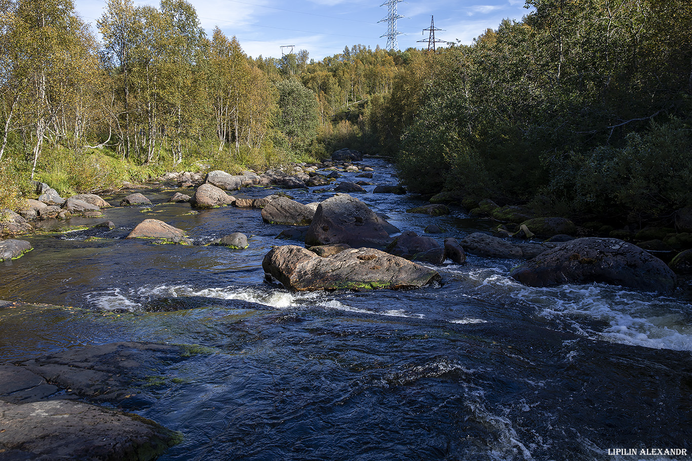 Водопад - Лавнинский на реке Лавна