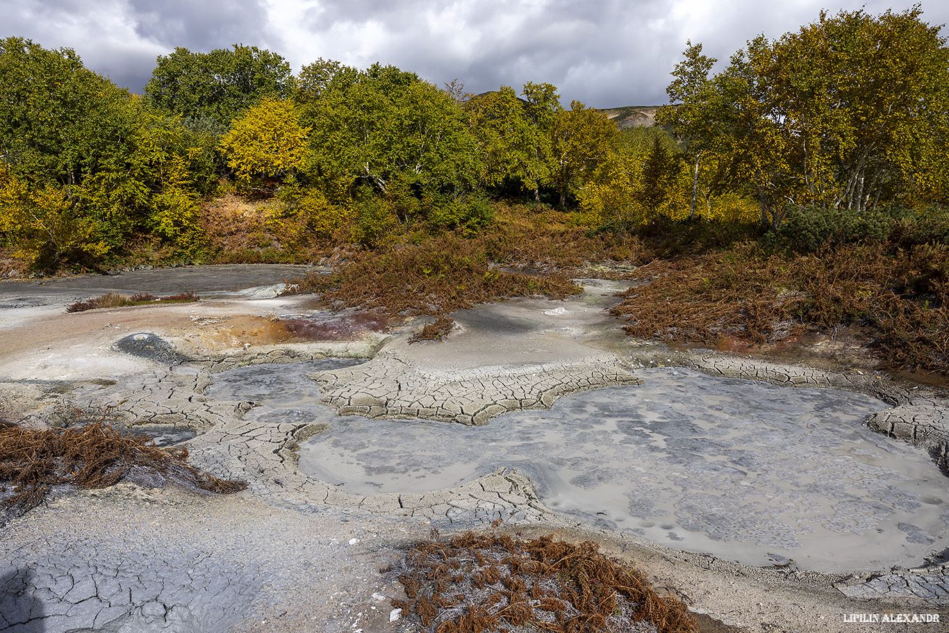Кальдера вулкана Узон