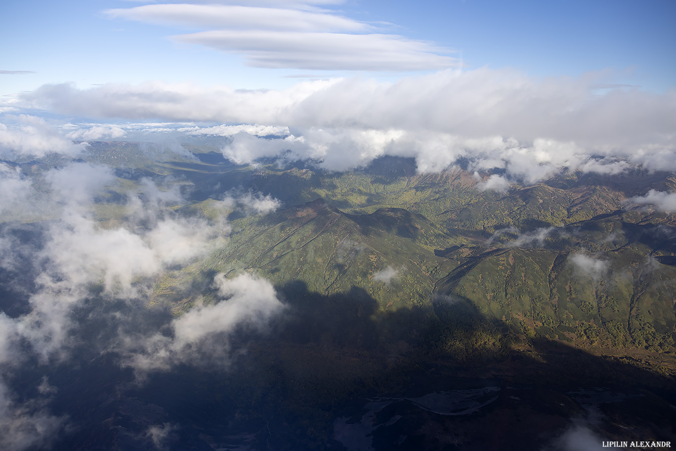 Из окна вертолета