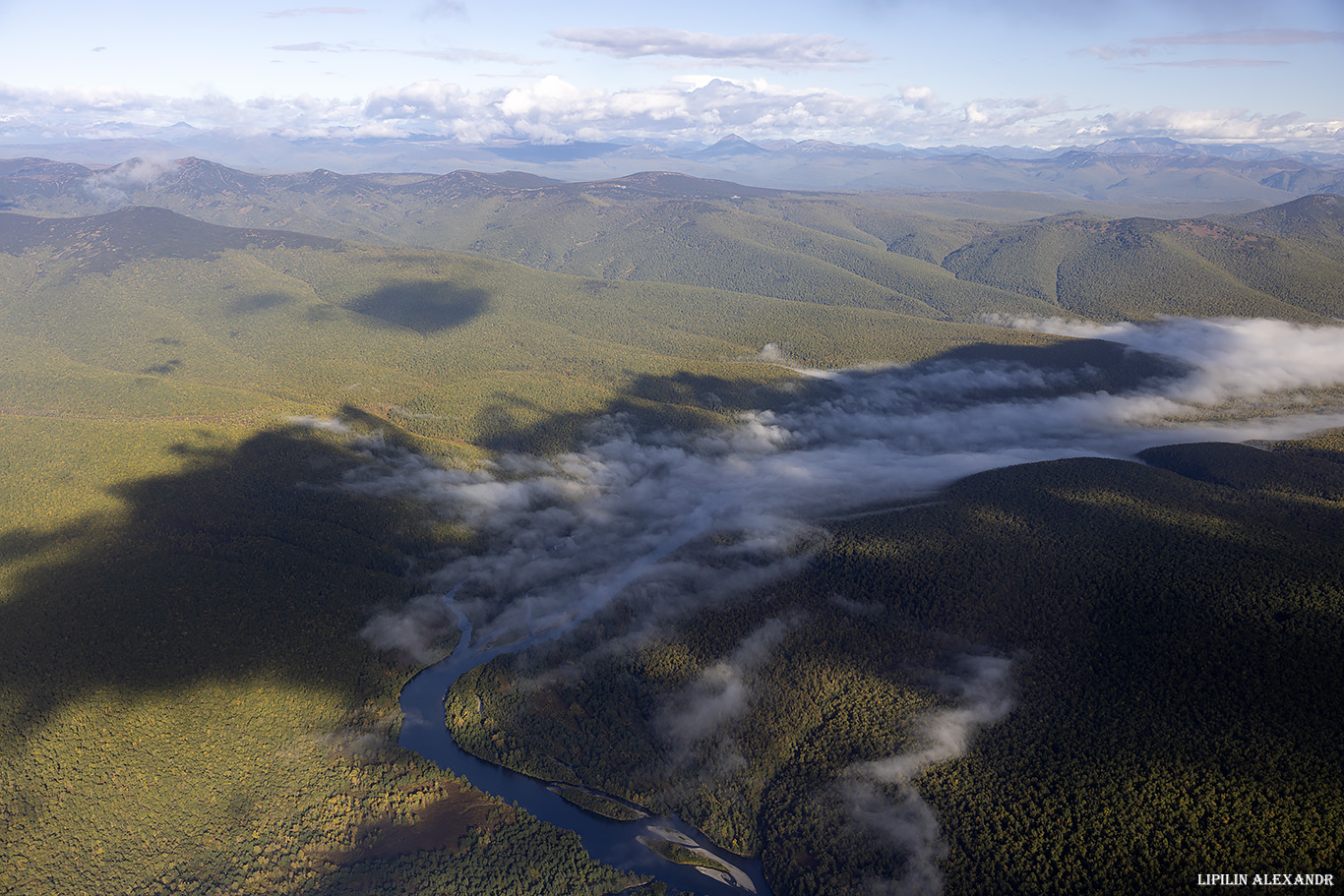 Из окна вертолета