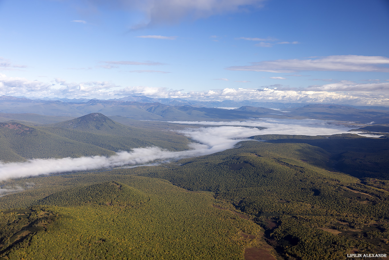 Из окна вертолета