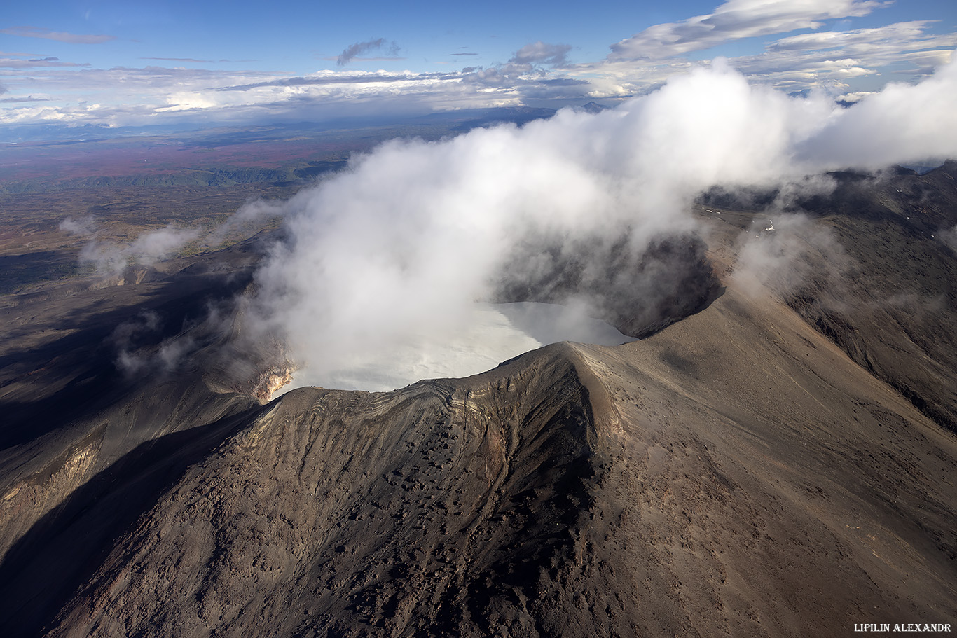 Из окна вертолета