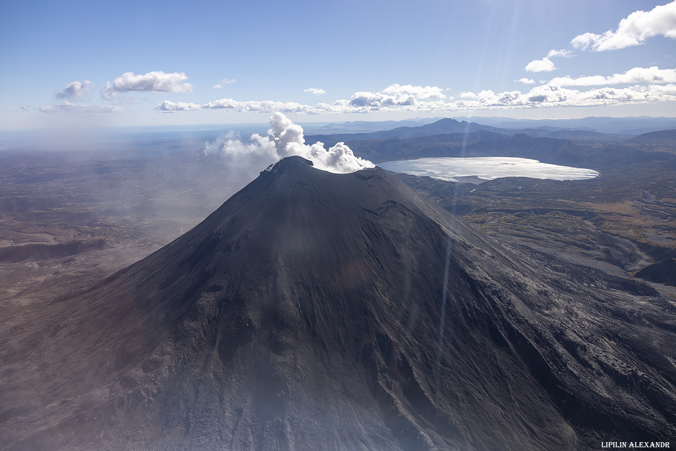 Из окна вертолета