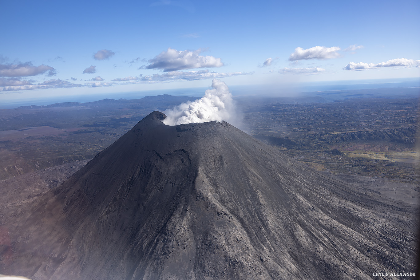 Из окна вертолета