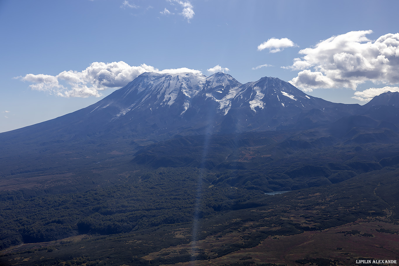 Из окна вертолета